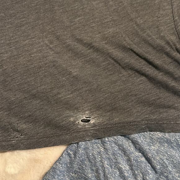 Mossimo Blue V Neck T-Shirt L and Grey shirt S bundle - Picture 4 of 4